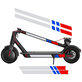 Xiaomi Mi Electric Scooter 1S, 2 M365, Essential, Pro, Pro 2 - Reflective Stickers (A)