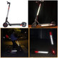 Xiaomi Mi Electric Scooter 1S, 2 M365, Essential, Pro, Pro 2 - Reflective Stickers (B)