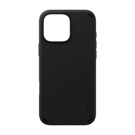 Double Defense Case for iPhone 16 Pro Max, Black, CARE