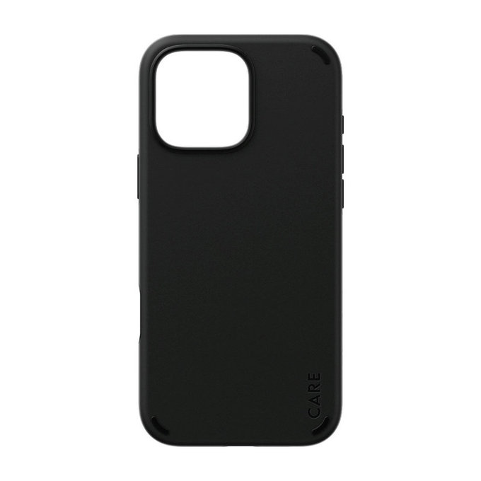 Double Defense Case for iPhone 16 Pro Max, Black, CARE