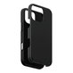 Double Defense Case for iPhone 16 Pro Max, Black, CARE