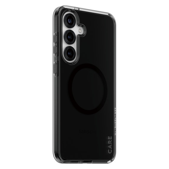 Case Smokey with Black QI for Samsung Galaxy S25+, Black, PanzerGlass