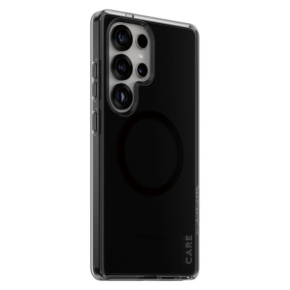 Case Smokey with Black QI for Samsung Galaxy S25 Ultra, Black, PanzerGlass