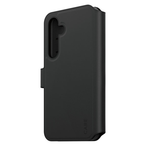 Case Wallet Tango Two-In-One with QI for Samsung Galaxy S25+, Black, PanzerGlass