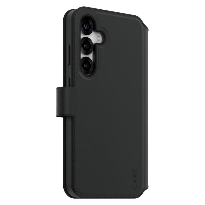 Case Wallet Tango Two-In-One with QI for Samsung Galaxy S25+, Black, PanzerGlass