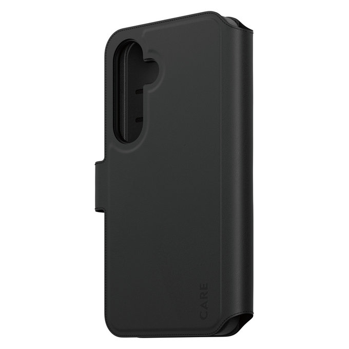 Case Wallet Tango Two-In-One with QI for Samsung Galaxy S25, Black, PanzerGlass
