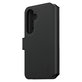 Case Wallet Tango Two-In-One with QI for Samsung Galaxy S25, Black, PanzerGlass