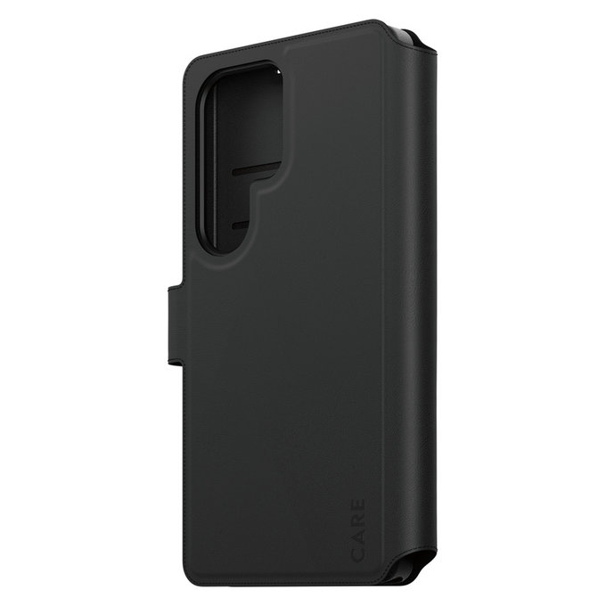 Case Wallet Tango Two-In-One with QI for Samsung Galaxy S25 Ultra, Black, PanzerGlass