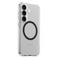 Case Urban Combat with Black QI for Samsung Galaxy S25, Transparent, PanzerGlass