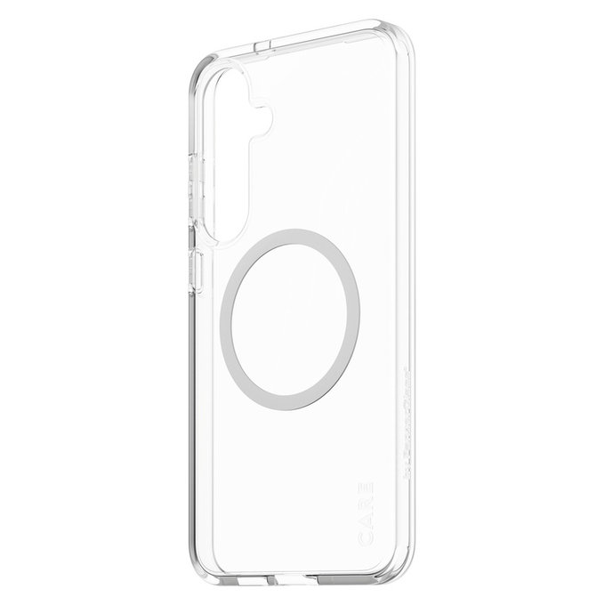 Case Urban Combat with White QI for Samsung Galaxy S25+, Transparent, PanzerGlass