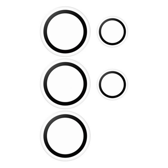 PanzerGlass - Rear Camera Lens Protector Hoops for Samsung Galaxy S25 Ultra, transparent