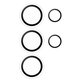 PanzerGlass - Rear Camera Lens Protector Hoops for Samsung Galaxy S25 Ultra, transparent