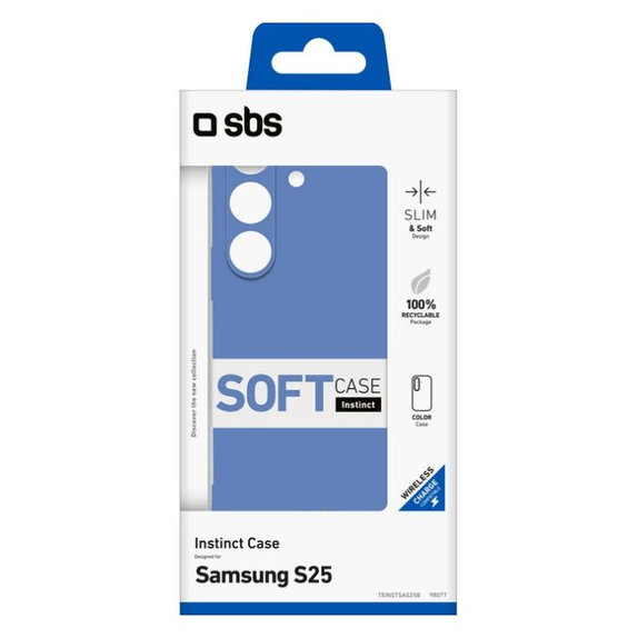 SBS - Case Instinct for Samsung Galaxy S25, blue