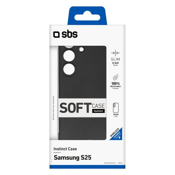 SBS - Case Instinct for Samsung Galaxy S25, black