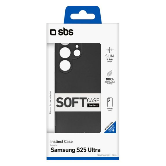 SBS - Case Instinct for Samsung Galaxy S25 Ultra, black