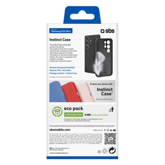 SBS - Case Instinct for Samsung Galaxy S25 Ultra, black