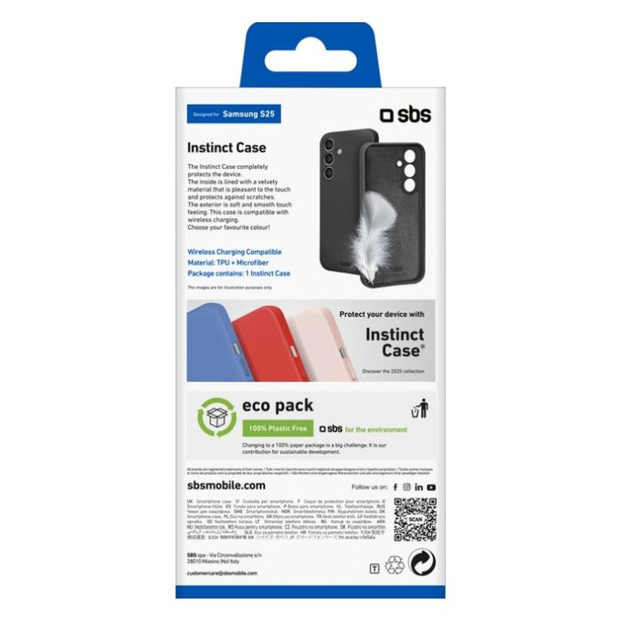 SBS - Case Instinct for Samsung Galaxy S25+, black