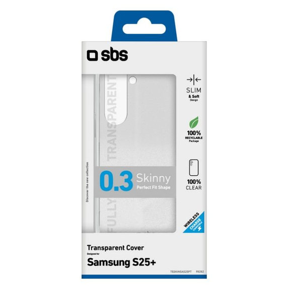 SBS - Case Skinny for Samsung Galaxy S25+, transparent