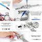 Watch Repair Tool Set - 185pcs