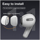 FixPremium - EarTips for AirPods Pro - Set 3pcs (L, S, XS), white