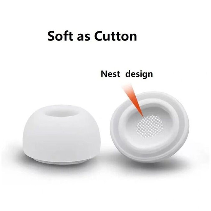 FixPremium - EarTips for AirPods Pro - Set 3pcs (L, S, XS), white