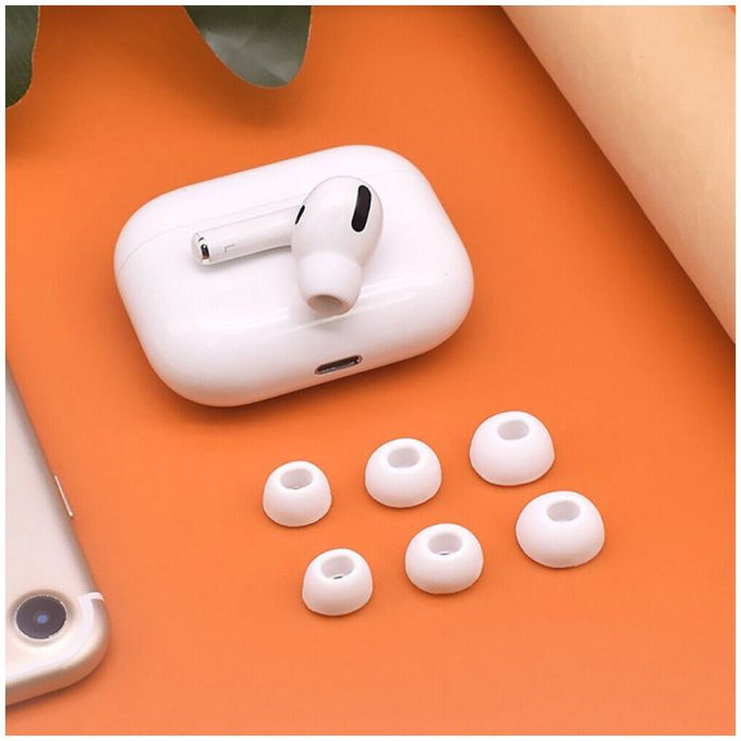 FixPremium - EarTips for AirPods Pro - Set 3pcs (L, S, XS), white