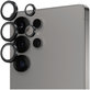 Camera Lens Protector Hoops for Samsung S25 Ultra, Black, PanzerGlass