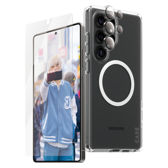 Bundle 3-in-1 for Samsung Galaxy S25 Ultra, PanzerGlass