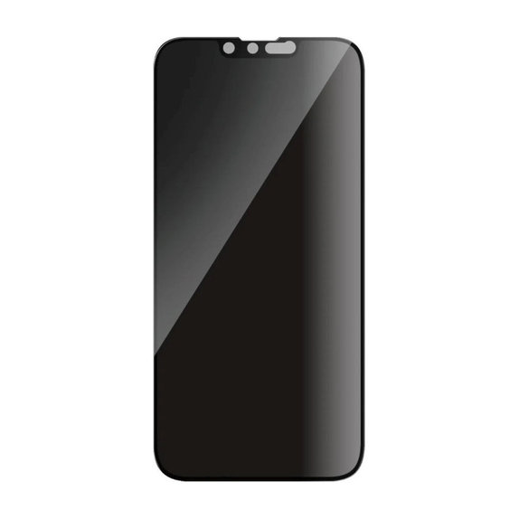 UWF Privacy Tempered Glass with Applicator for iPhone 17e/16e/14/13/13 Pro, Black, PanzerGlass