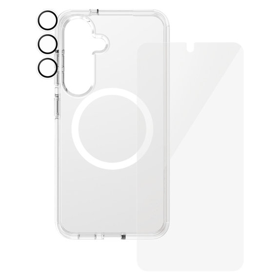 Bundle 3-in-1 for Samsung Galaxy S25, PanzerGlass