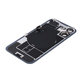 Apple iPhone 16 Plus - Rear Housing Glass + Camera Lens + Metal Plate + Magsafe Magnet (Black)