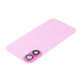 Apple iPhone 16 Plus - Rear Housing Glass + Camera Lens + Metal Plate + Magsafe Magnet (Pink)