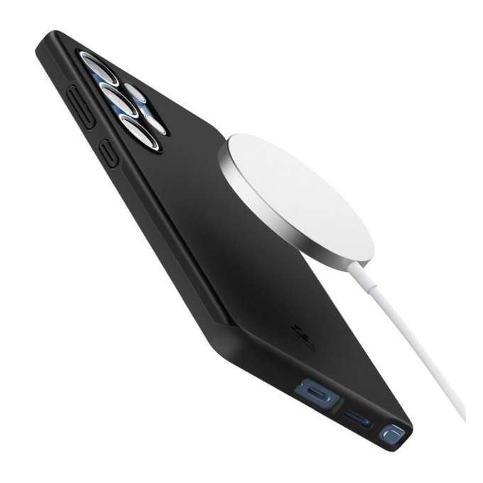 Spigen - Case Thin Fit with MagSafe for Samsung Galaxy S25 Ultra, black