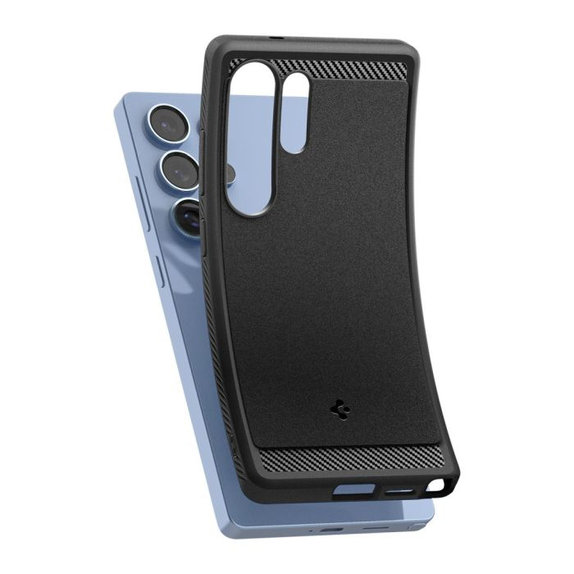 Spigen - Case Rugged Armor with MagSafe for Samsung Galaxy S25 Ultra, Matte Black