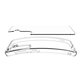 Spigen - Case Ultra Hybrid for Samsung Galaxy S25+, Crystal Clear