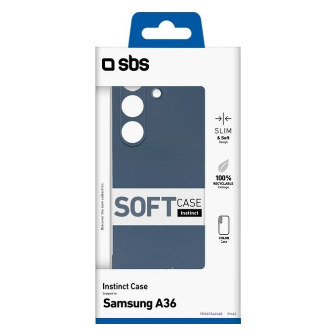 SBS - Case Instinct for Samsung Galaxy A36, blue