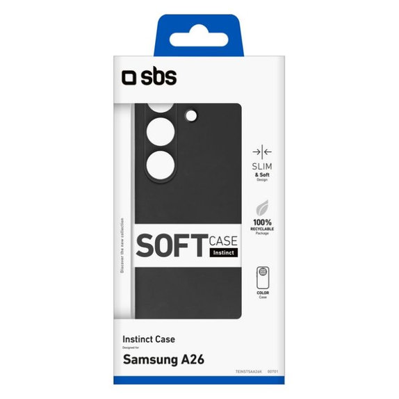 SBS - Case Instinct for Samsung Galaxy A26, black