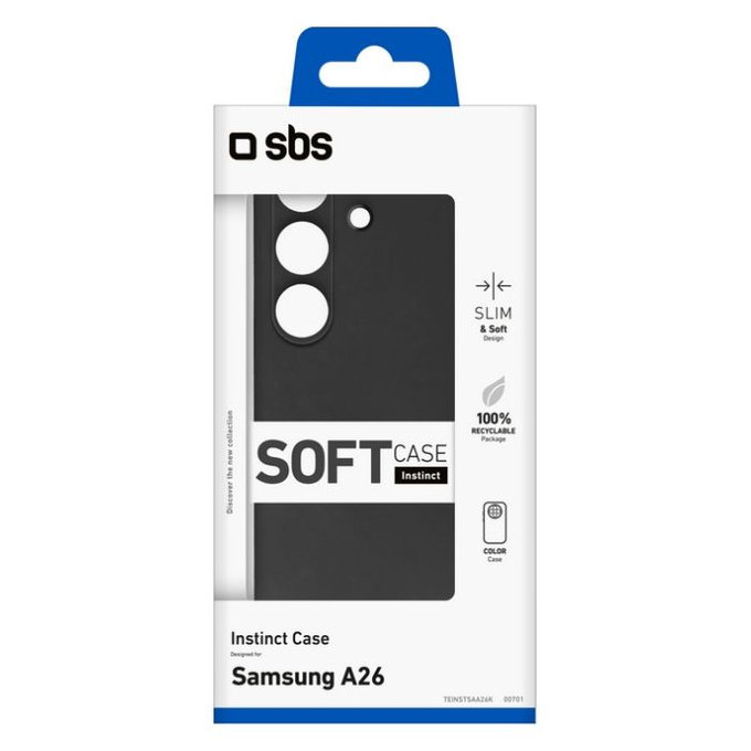 SBS - Case Instinct for Samsung Galaxy A26, black