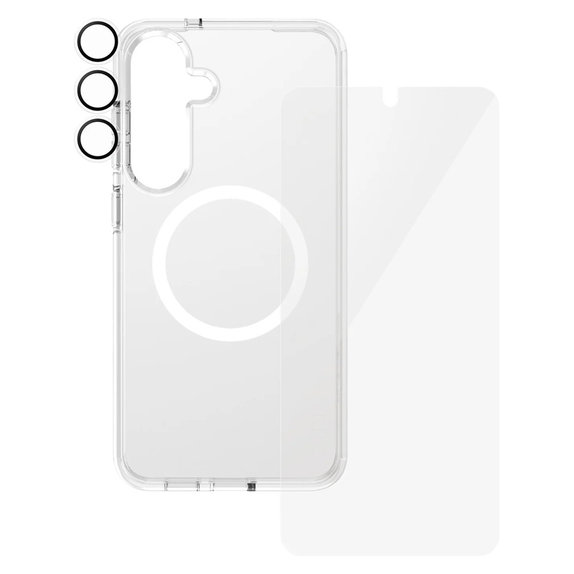 Bundle 3-in-1 for Samsung Galaxy S25+, PanzerGlass