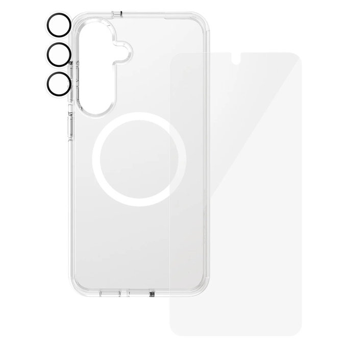 Bundle 3-in-1 for Samsung Galaxy S25+, PanzerGlass