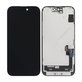 Display Soft OLED for iPhone 15, Touch Screen with Frame, DIAGNOSTIC