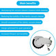 Xiaomi Robot Vacuum X20, S10, Dreame X30, X20, X10 Pro - Wheel with Motor (Right) (White)