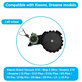 Xiaomi Robot Vacuum X10, Dreame Z10 Pro, L10 Plus, D10 Plus - Wheel with Motor (Left) (Black)