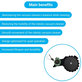 Xiaomi Robot Vacuum X10, Dreame Z10 Pro, L10 Plus, D10 Plus - Wheel with Motor (Left) (Black)