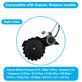 Xiaomi Robot Vacuum X10, Dreame Z10 Pro, L10 Plus, D10 Plus - Wheel with Motor (Right) (Black)