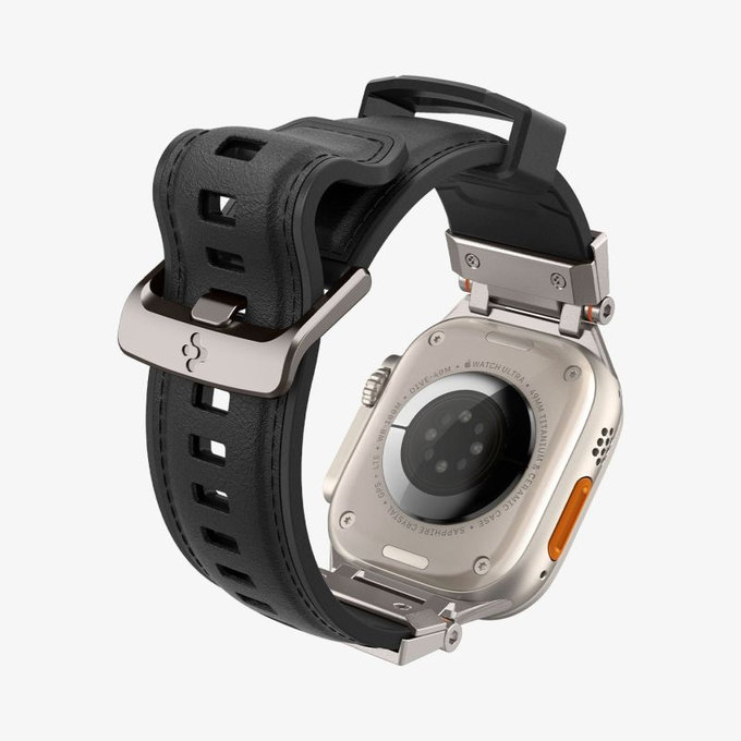 Spigen - Strap Durapro Armor PU for Apple Watch (42, 44, 45, 49mm), black