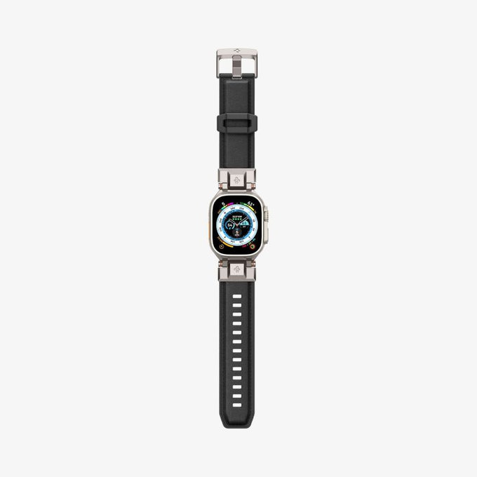 Spigen - Strap Durapro Armor PU for Apple Watch (42, 44, 45, 49mm), black