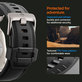 Spigen - Strap Durapro Armor PU for Apple Watch (42, 44, 45, 49mm), black