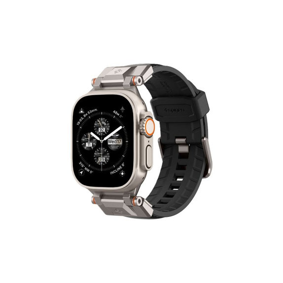 Spigen - Strap Durapro Armor PU for Apple Watch (42, 44, 45, 49mm), black