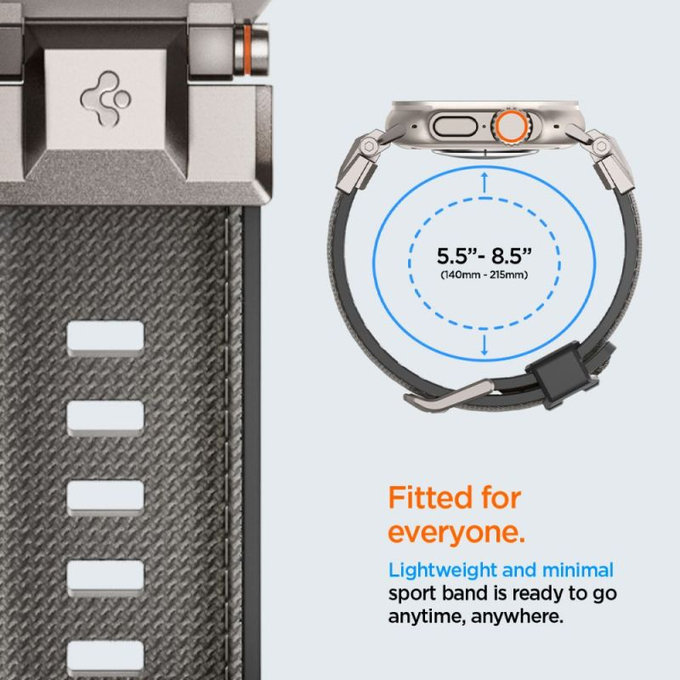 Spigen - Strap Durapro Armor for Apple Watch (42, 44, 45, 49mm), gray